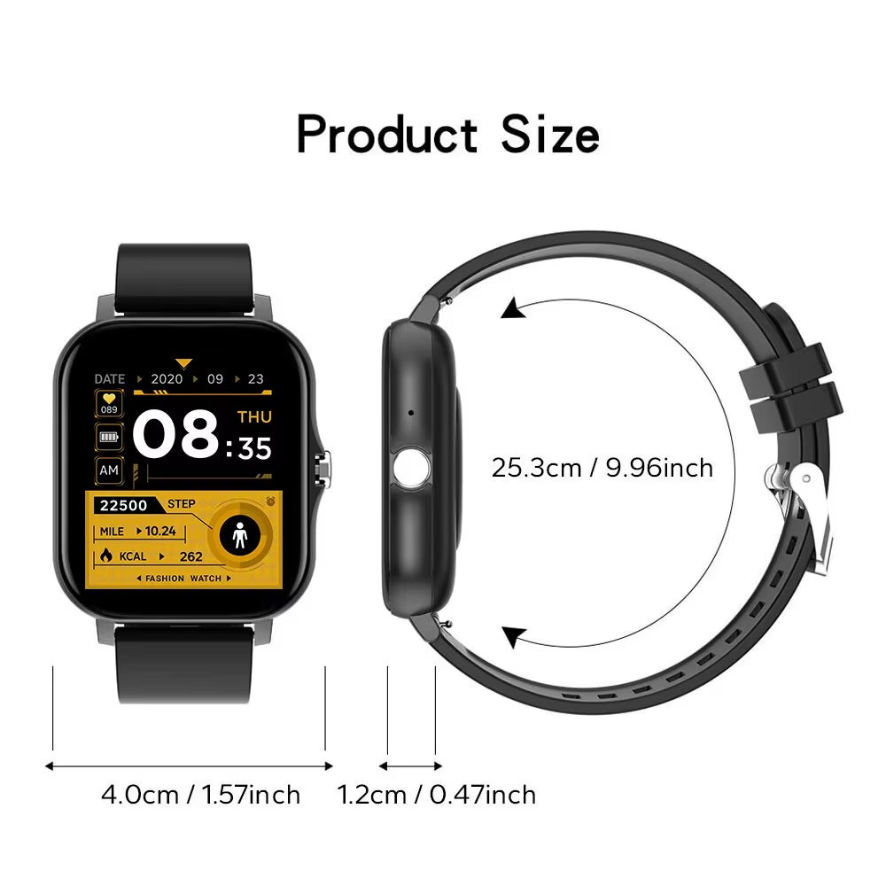 2023 Smart Watch Android-Handy 1.44 Zoll Farbbild Schirm Bluetooth Blut Sauerstoff/Druck Überwachung Smart Watch Frauen Männer